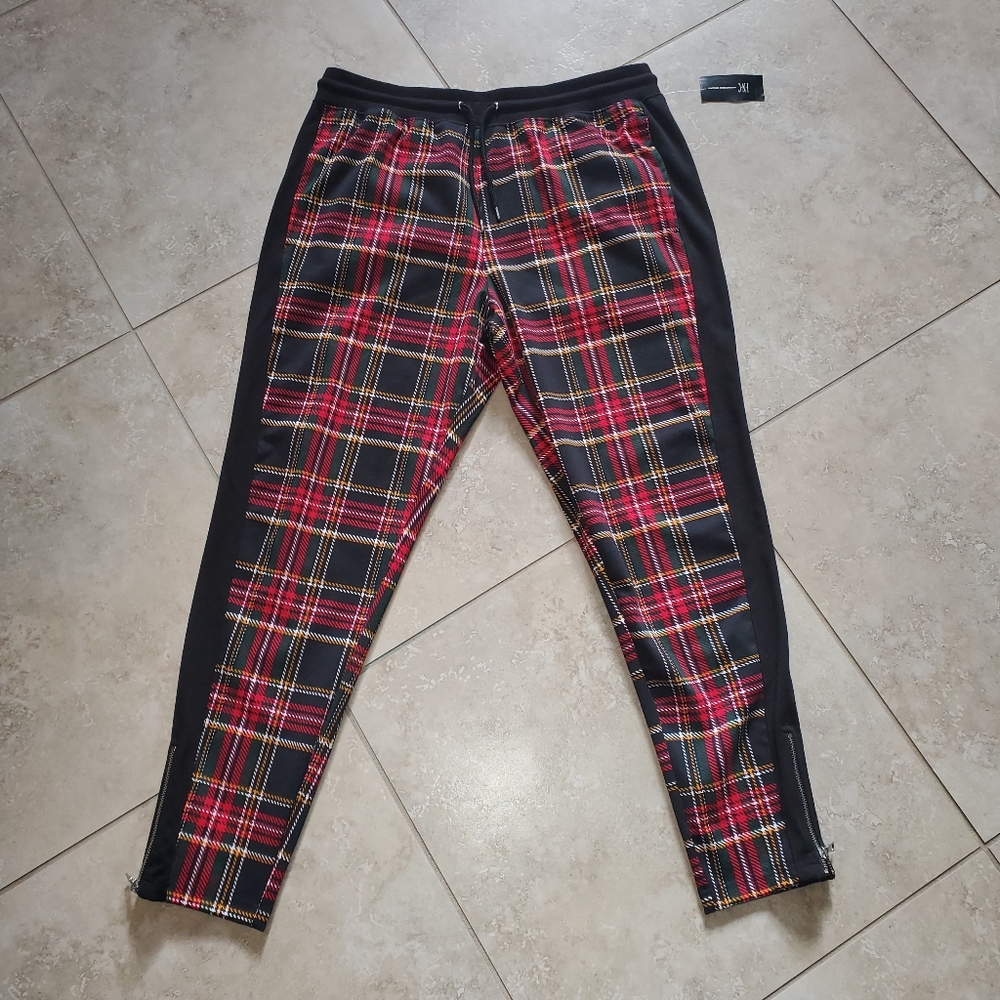 Men's Plaid jogger/sports sweats